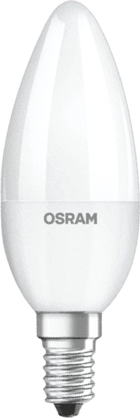 Osram Kaarslamp Led-lamp E14 - 5W - Warm wit licht (2700K) - 475 lumen - 10 jaar - Niet Dimbaar