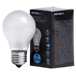 Patron Peer Gloeilamp E27 - 100W - Warm wit (2700K) - 1080 lumen - 1 jaar - Dimbaar
