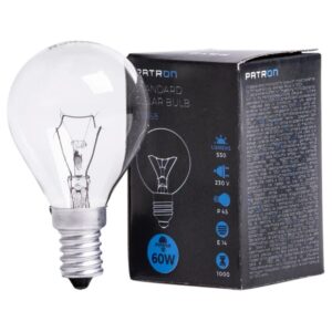 Patron E14 Kogel Gloeilamp | 60W 2700K 550Lm | Dimbaar