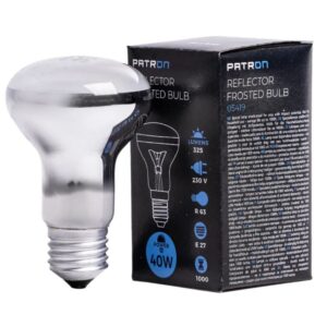 Patron E27 R63 Reflector Gloeilamp | 40W 2700K Mat | Dimbaar
