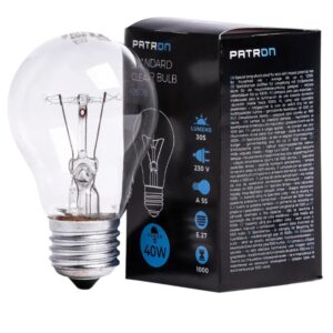 Patron E27 Gloeilamp | 40W 2700K 305Lm | Dimbaar