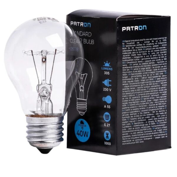 393732_mw_800_mh_800-1.jpg Patron E27 Gloeilamp | 40W 2700K 305Lm | Dimbaar
