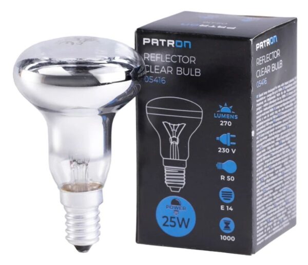 393773_mw_800_mh_800-1.jpg Patron E14 R50 Reflector Gloeilamp | 25W 2700K | Dimbaar