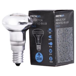 Patron E14 R39 Reflector Gloeilamp | 25W 2700K Mat | Dimbaar