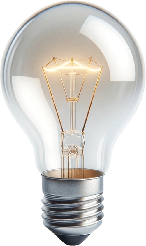 Trixline Peertje Gloeilamp E27 - 60W - Warm wit licht (2700K) - 540 lumen - 1 jaar - Dimbaar