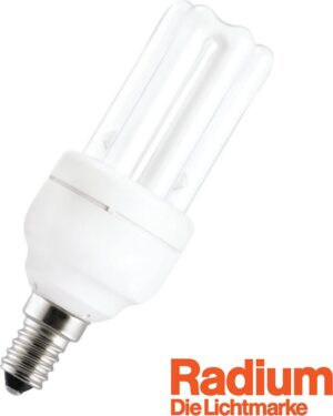 550x688.jpg Radium Stick Spaarlamp E14 - 9W - Warm wit licht (2700K) - 420 lumen - 10 jaar - Niet Dimbaar