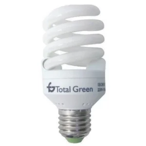 55bcc0bd0e2c4a09a61090034597b8a6556e004f.webp Total Green Spiraal Spaarlamp E27 - 30W - Daglicht (6400K) - 1800 lumen - 10 jaar - Niet Dimbaar