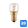 20x VNL E14 Ovenlamp | 25W 300° | 220-240V