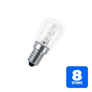 6153128986900-8x-osram-e14-oven-buis-gloeilamp-25w-2700k-140lm-230v-dimbaar 8x Osram E14 Oven Buis Gloeilamp | 25W 2700K 140lm 230V | Dimbaar