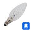 6153129022072-8x-schiefer-e14-gedraaide-kaars-gloeilamp-15w-2700k-100lm-235v-dimbaar 8x Schiefer E14 Gedraaide Kaars Gloeilamp | 15W 2700K 100lm 235V | Dimbaar