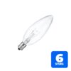 6153132868810-6x-schiefer-e12-kaars-gloeilamp-40w-2700k-360lm-220v-240v-dimbaar 6x Schiefer E12 Kaars Gloeilamp | 40W 2700K 360lm 220V/240V | Dimbaar