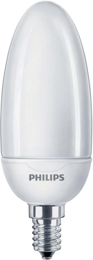 Philips Kaarslamp Spaarlamp E14 - 11W - Warm wit licht (2700K) - 600 lumen - 10 jaar - Niet Dimbaar