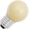 Schiefer E27 Kogel Gloeilamp | 15W Geel 220V/240V | Dimbaar