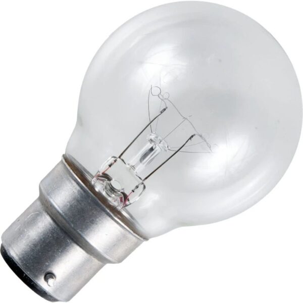 Schiefer Ba22d Globe Gloeilamp | 30W 2700K 240lm 150V Ø50mm | Dimbaar