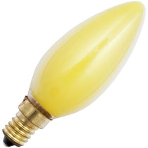 Schiefer E14 Kaars Gloeilamp | 25W Geel 140lm 230V | Dimbaar