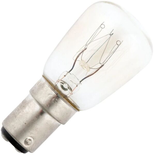 Schiefer Gloeilamp BA15D - 15W - Warm wit (2700K) - 90 lumen - 1 jaar - Dimbaar