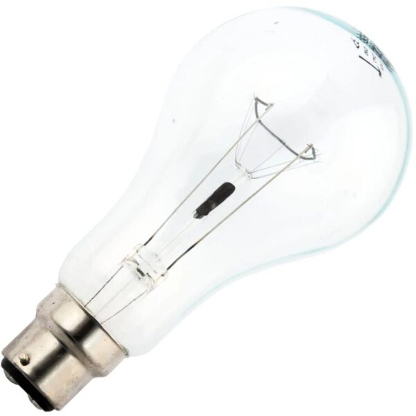Schiefer Ba22d Gloeilamp | 200W 2700K 2200lm 130V | Dimbaar