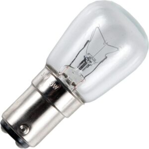 Schiefer Gloeilamp BA15D - 25W - 30V - Warm wit (2700K) - 200 lumen - 1 jaar - Dimbaar