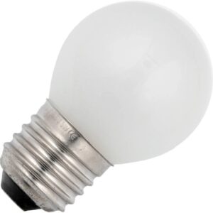 Schiefer E27 Kogel Gloeilamp | 10W 2700K 70lm 24V Mat | Dimbaar