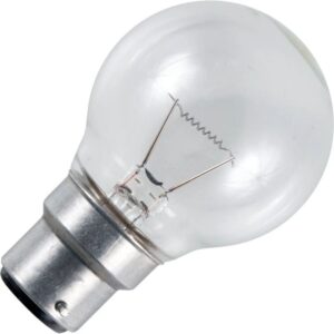 Schiefer Ba22d Globe Gloeilamp | 60W 2700K 780lm 24V Ø50mm | Dimbaar