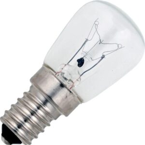 Schiefer Gloeilamp E14 - 25W - 65V - Warm wit (2700K) - 200 lumen - 1 jaar - Dimbaar