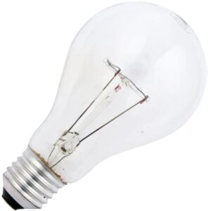 Schiefer Peer Gloeilamp E27 - 150W - 130V - Warm wit (2700K) - 1500 lumen - 1 jaar - Dimbaar