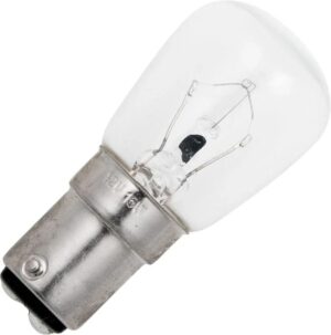 Schiefer Gloeilamp BA15D - 15W - 12V - Warm wit (2700K) - 140 lumen - 1 jaar - Dimbaar