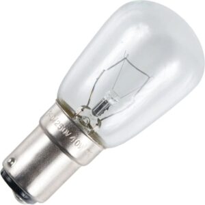 Schiefer Gloeilamp BA15D - 15W - Warm wit (2700K) - 80 lumen - 1 jaar - Dimbaar
