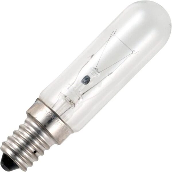 Schiefer Gloeilamp E14 - 25W - 24V - Warm wit (2700K) - 310 lumen - 1 jaar - Dimbaar
