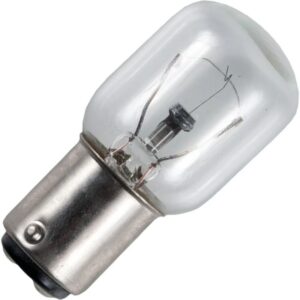 Schiefer Gloeilamp BA15D - 10W - 28V - Warm wit (2700K) - 80 lumen - 1 jaar - Dimbaar