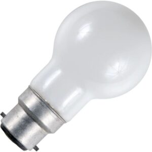 Schiefer Ba22d Globe Gloeilamp | 30W 2700K 270lm 24V Ø50mm | Opaal Dimbaar