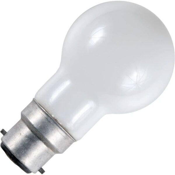 Schiefer Ba22d Globe Gloeilamp | 30W 2700K 270lm 24V Ø50mm | Opaal Dimbaar