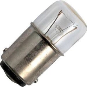 Schiefer BA15d Gloeilamp | 2W 6V 333mA 2500K | 16x35mm | 10 stuks
