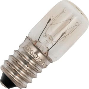 Schiefer Buis eenkneeps (eenzijdige voeding) Gloeilamp E14 - 5W - Zeer warm wit (2500K) - 80 lumen - 1 jaar - Dimbaar