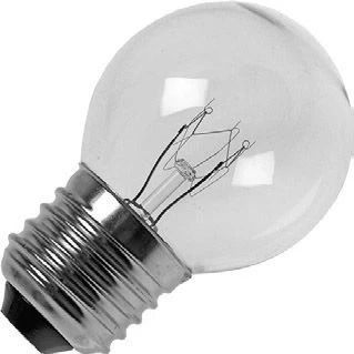 Schiefer E27 Kogel Gloeilamp | 15W 2700K 90lm 260V | Dimbaar