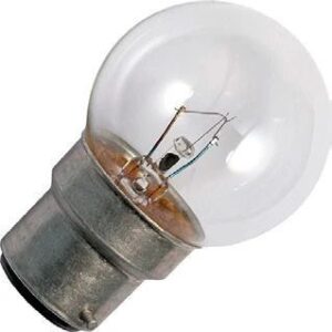 Schiefer Gloeilamp BA22D - 15W - 24V - 1 jaar