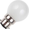 Schiefer Ba22d Kogel Gloeilamp | 15W 2700K 120lm 24V Mat | Dimbaar