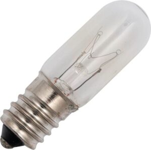 Schiefer Buis eenkneeps (eenzijdige voeding) Gloeilamp E14 - 15W - 42V - Zeer warm wit (2500K) - 1 jaar - Dimbaar