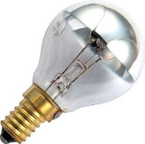 Schiefer Bol Gloeilamp E14 - 15W - 24V - Warm wit (2700K) - 95 lumen - 1 jaar - Dimbaar