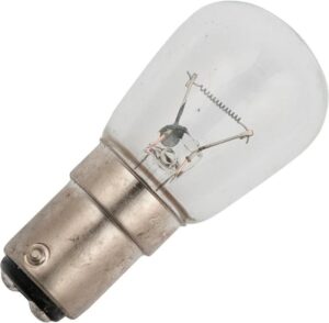 Schiefer Gloeilamp BA15D - 25W - 28V - Warm wit (2700K) - 200 lumen - 1 jaar - Dimbaar