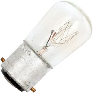 Schiefer Ba22d Oven Buis Gloeilamp | 15W 2700K 85lm 230V | Dimbaar