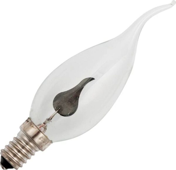 Schiefer Windstoot Gloeilamp E14 - 3W - Warm wit (2700K) - 1 lumen - 1 jaar - Dimbaar