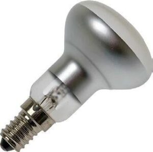 Schiefer E14 R50 Reflector Gloeilamp | 25W 2700K 220V/240V Mat Zilver 30° | Dimbaar