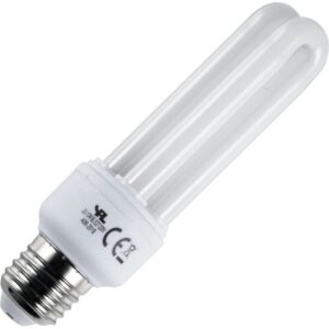 SPL Buis eenkneeps (eenzijdige voeding) Spaarlamp E27 - 13W - 200V - 1 jaar - Niet Dimbaar