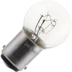Schiefer Gloeilamp BA15D - 15W - 24V - 80 lumen - 1 jaar