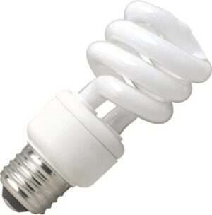 3321_mw_800_mh_800_1.jpg SPL Spiraal Spaarlamp E26 - 9W - 120V - Warm wit (2700K) - 5500 lumen - 1 jaar - Niet Dimbaar
