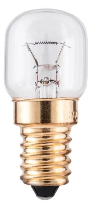 Thorgeon Gloeilamp E14 - 25W - 24V - Warm wit (2700K) - 230 lumen - 1 jaar - Dimbaar