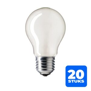 6153147340318-20x-patron-e27-gloeilamp-25w-2700k-195lm-mat-dimbaar 20x Patron E27 Gloeilamp | 25W 2700K 195Lm Mat | Dimbaar