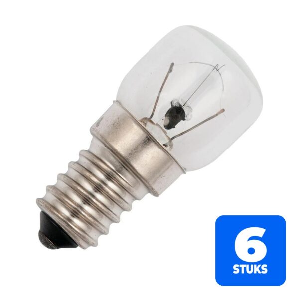 6156245349375-6x-schiefer-e14-oven-buis-gloeilamp-25w-2700k-220lm-24v-dimbaar 6x Schiefer E14 Oven Buis Gloeilamp | 25W 2700K 220lm 24V | Dimbaar