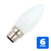 6156245570571-6x-schiefer-ba22d-kaars-gloeilamp-60w-2700k-635lm-230v-mat-dimbaar 6x Schiefer Ba22d Kaars Gloeilamp | 60W 2700K 635lm 230V Mat | Dimbaar
